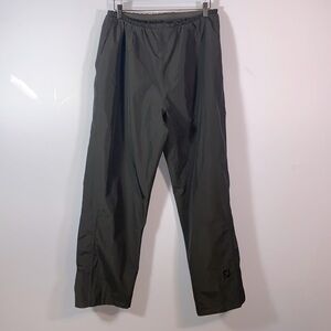 Footjoy dryjoys mens black golf rain pants drawstring pull on size large
